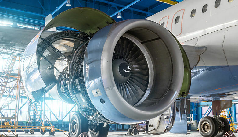 Piezas para sector aerospacial: motor turbofan